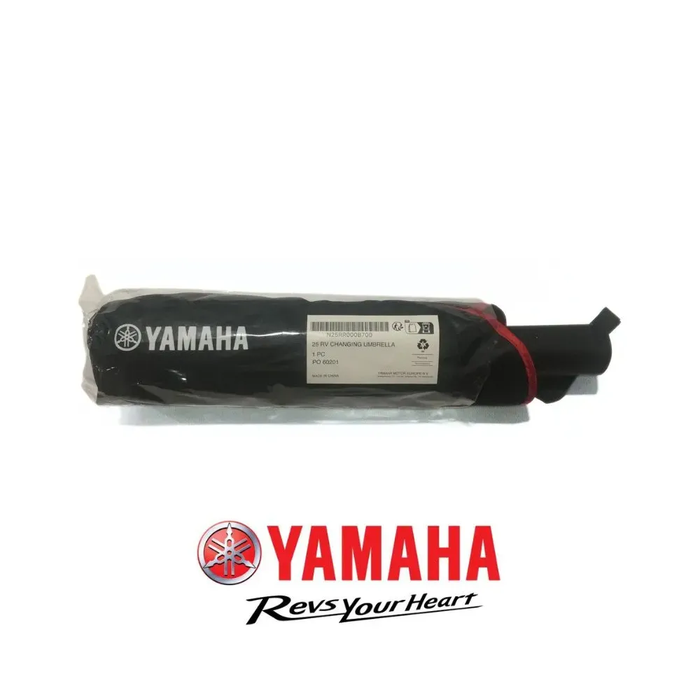 Ombrello cangiante originale Yamaha Revs colore Nero e Rosso N25RR000B700