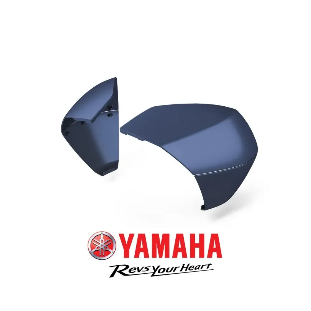 Set Usato Originale Yamaha di Pannelli colorati Icon Blue per Bauletti 34/45 lt. BBWF84W1A012