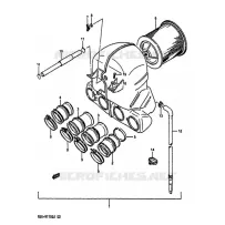 Filtro Aria Originale Suzuki per GSX-R 1100 1986/88 13780-06B00-000