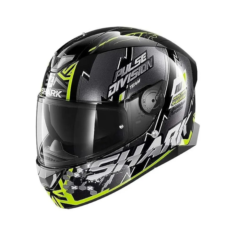 Casco SHARK SKWAL 2.2 Noxxys Colore Nero/Giallo Fluo taglia XL HE4954EKYSXL