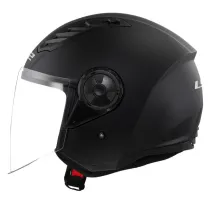 Casco Jet LS2 Airflow II colore Nero OF616