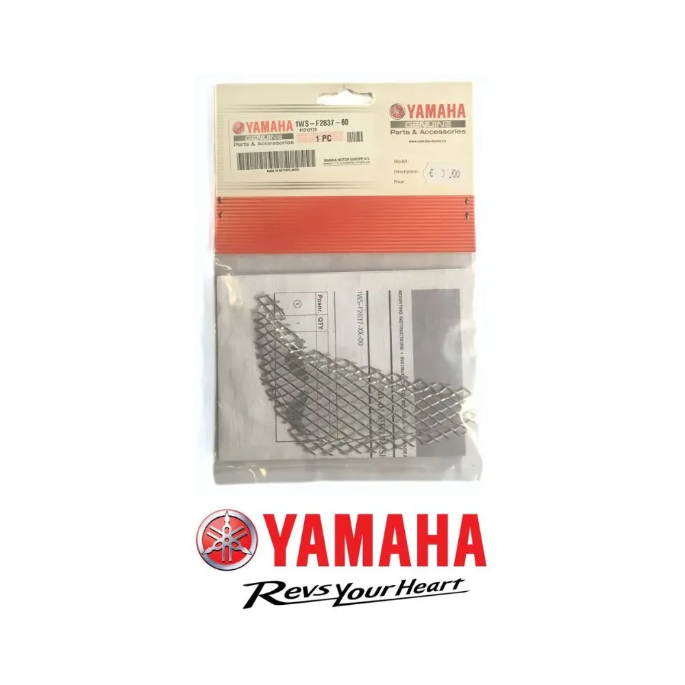 Griglie argento per coperchi delle prese d'aria originali Yamaha MT-07 1WSF28376000 Griglie argento per coperchi delle prese d'aria originali Yamaha MT-07 1WSF28376000