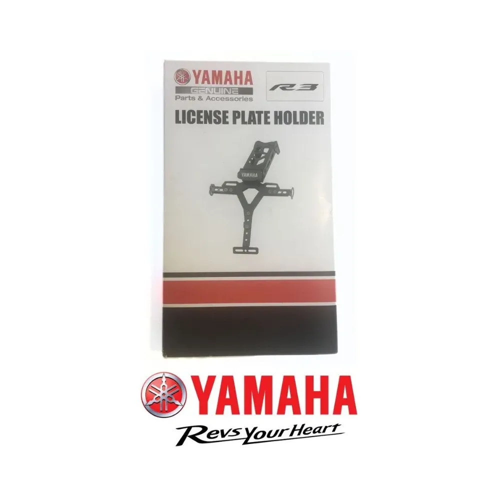Portatarga Sportivo Originale Yamaha YZF-R3 dal 2019 al 2024 BS7FLPH00000