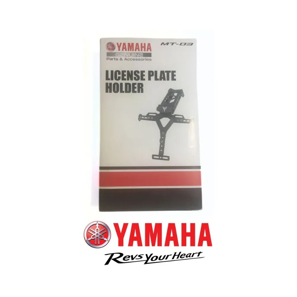 Portatarga Originale Yamaha per MT-03 dal 2020 al 2024 B9TF16E00000 Portatarga Originale Yamaha per MT-03 dal 2020 al 2024 B9TF16E00000