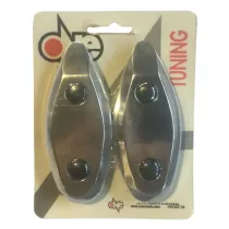 Coppia Tappi Cromati One-Camamoto per Specchietti Yamaha T-Max 500 2001/07 77208300