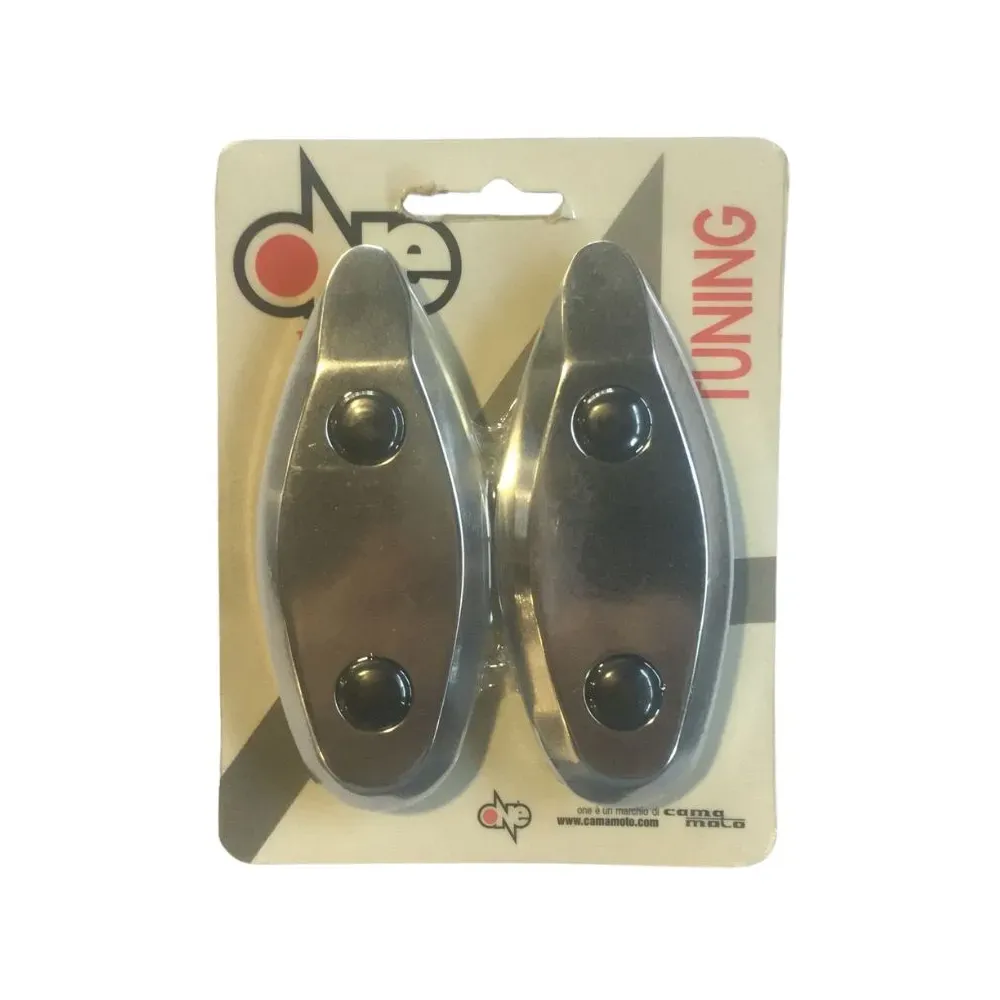 Coppia Tappi Cromati One-Camamoto per Specchietti Yamaha T-Max 500 2001/07 77208300 Coppia Tappi Cromati One-Camamoto per Specchietti Yamaha T-Max 500 2001/07 77208300
