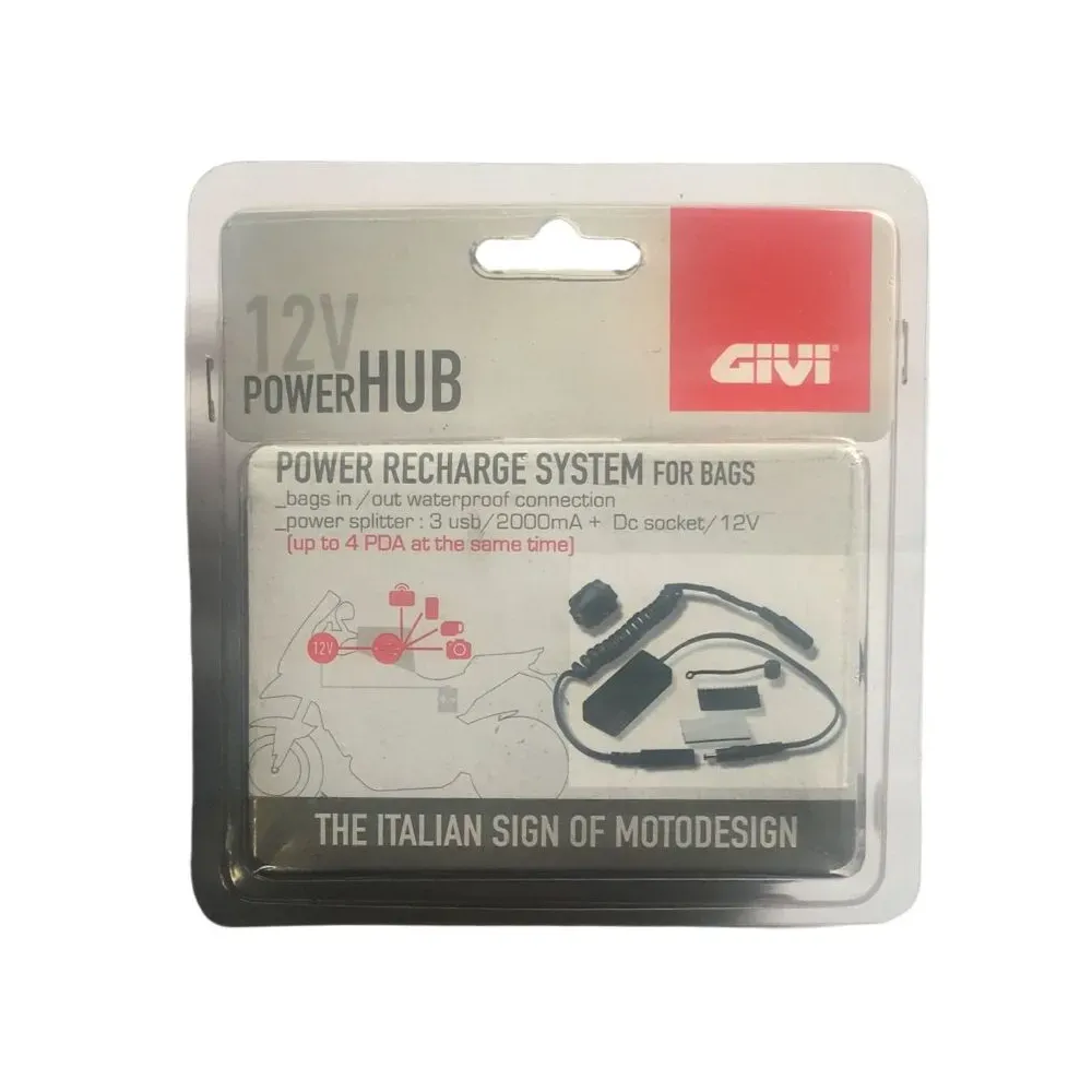 Kit Power Hub Originale Givi S111 per l'Alimentazione delle Borse da Serbatoio