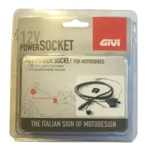 Presa Elettrica 12V Originale GIVI Power Socket da montare in zona manubrio S110