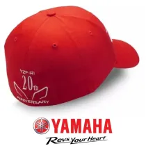 Cappello Berretto Rosso Originale Yamaha R1 20° Anniversario N18R1H00C000