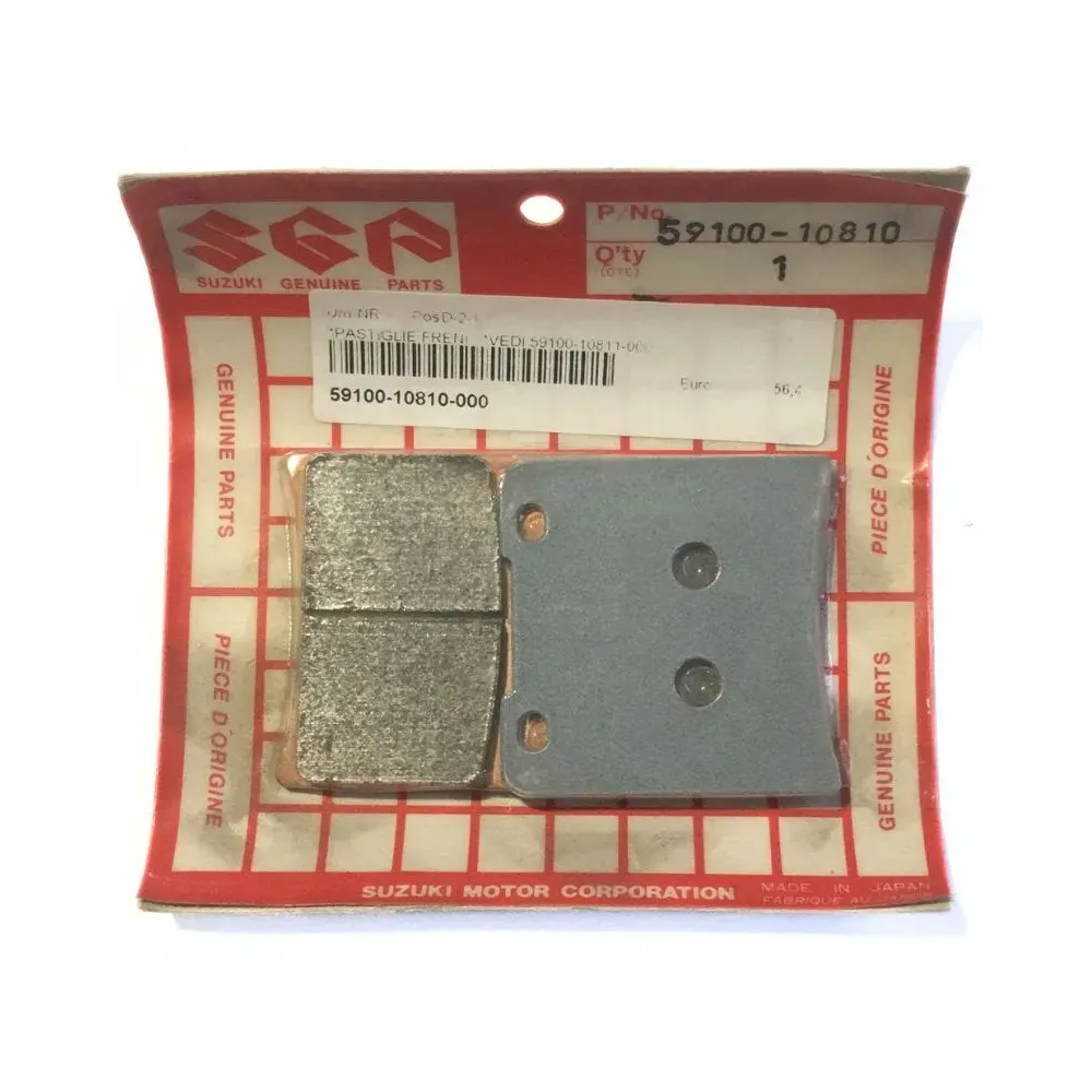 Pasticche Freno Originali Suzuki per Intruder VL 1500 1998/2001 59100-10810-000 Pasticche Freno Originali Suzuki per Intruder VL 1500 1998/2001 59100-10810-000
